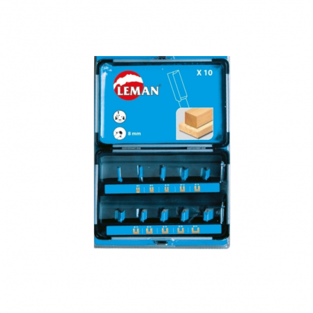 Coffret 10 mèches de défonceuse 428.700.10