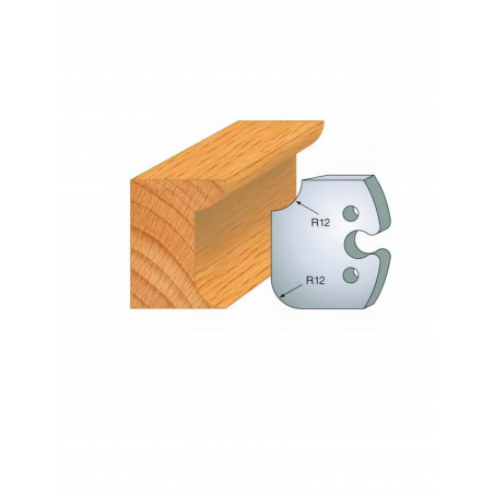 JEU DE 2 FERS PROFILES ACIER HT 50MM  N°206