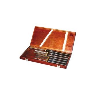 COFFRET 6 GOUGES HAUTE QUALITE HSS HOLZMH6TLG