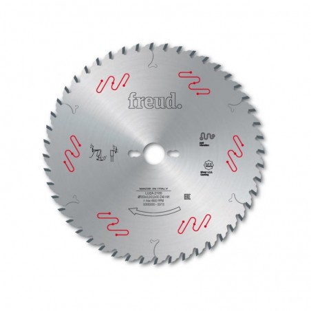 LAME DE SCIE CIRCULAIRE DIAM 260 X EP 2,4/1,8 X AL 30 X Z60 ATB -5°