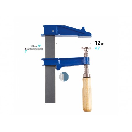 SERRE JOINT A VIS MANCHE BOIS FM-20