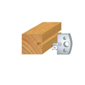 JEU DE 2 FERS PROFILES ACIER HT 40MM  N°016