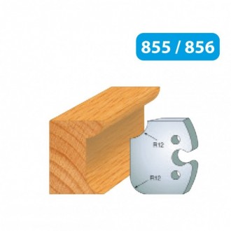 JEU DE 2 FERS PROFILES ACIER HT 50MM  N°206