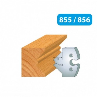 JEU DE 2 FERS PROFILES ACIER HT 50MM  N°212