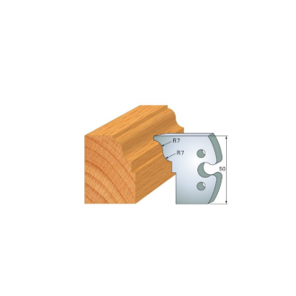 JEU DE 2 FERS PROFILES ACIER HT 50MM  N°274