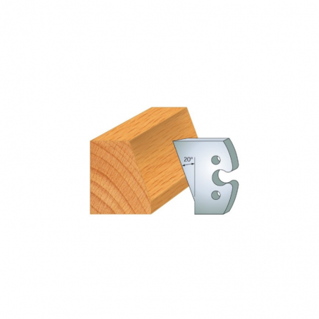JEU DE 2 FERS PROFILES ACIER HT 50MM  N°259