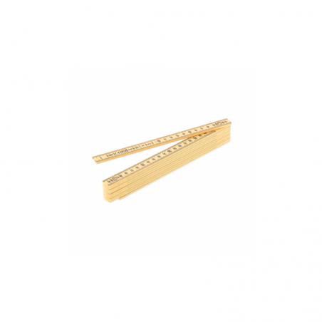 MESURES PLIANTE ABS JAUNE 2M 10 BRANCHE