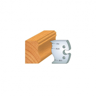 JEU DE 2 FERS PROFILES ACIER HT 50MM  N°254