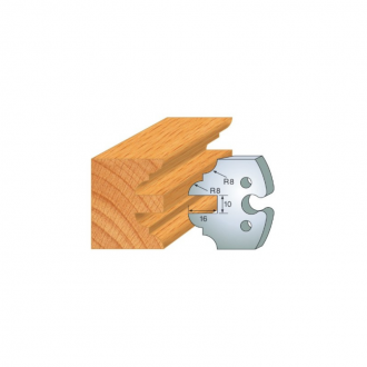 JEU DE 2 FERS PROFILES ACIER HT 50MM  N°250