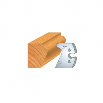 JEU DE 2 FERS PROFILES ACIER HT 50MM  N°248