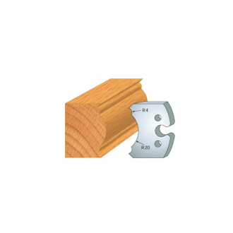JEU DE 2 FERS PROFILES ACIER HT 50MM  N°242