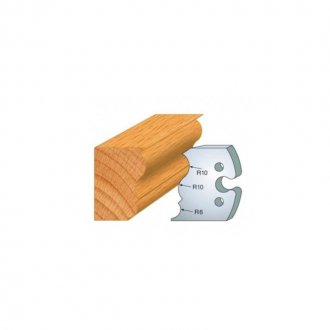 JEU DE 2 FERS PROFILES ACIER HT 50MM  N°240