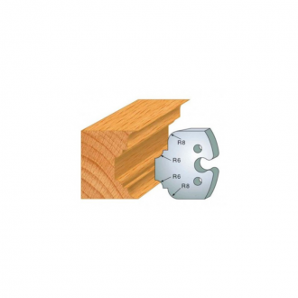 JEU DE 2 FERS PROFILES ACIER HT 50MM  N°236