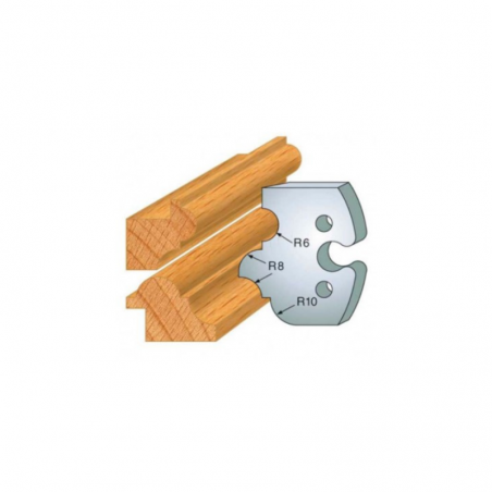 JEU DE 2 FERS PROFILES ACIER HT 50MM  N°233