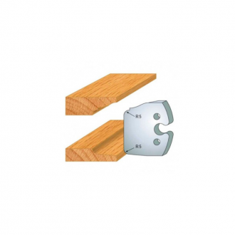 JEU DE 2 FERS PROFILES ACIER HT 50MM  N°231