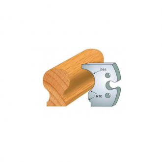 JEU DE 2 FERS PROFILES ACIER HT 50MM  N°229