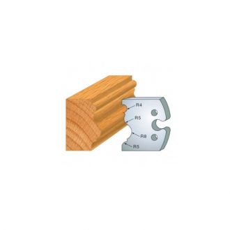 JEU DE 2 FERS PROFILES ACIER HT 50MM  N°228