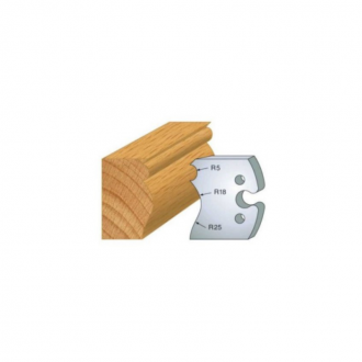 JEU DE 2 FERS PROFILES ACIER HT 50MM  N°222