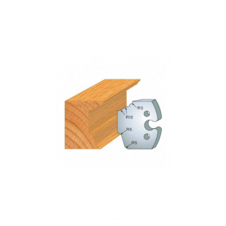 JEU DE 2 FERS PROFILES ACIER HT 50MM  N°217