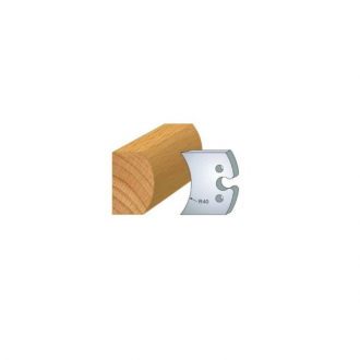JEU DE 2 FERS PROFILES ACIER HT 50MM  N°215