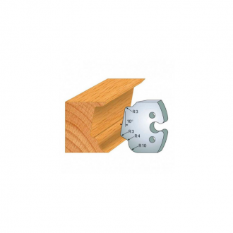 JEU DE 2 FERS PROFILES ACIER HT 50MM  N°208
