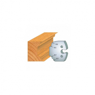 JEU DE 2 FERS PROFILES ACIER HT 50MM  N°207