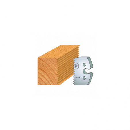 JEU DE 2 FERS PROFILES ACIER HT 50MM  N°203