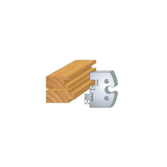 JEU DE 2 FERS PROFILES ACIER HT 50MM  N°202