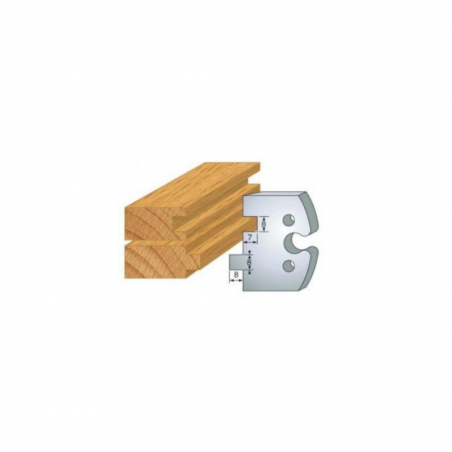 JEU DE 2 FERS PROFILES ACIER HT 50MM  N°202