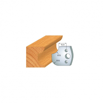 JEU DE 2 FERS PROFILES ACIER HT 40MM  N°177