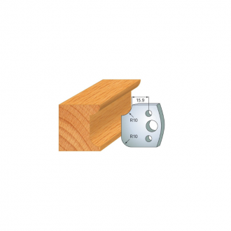 JEU DE 2 FERS PROFILES ACIER HT 40MM  N°175