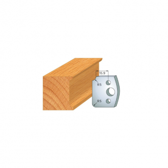 JEU DE 2 FERS PROFILES ACIER HT 40MM  N°172