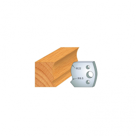 JEU DE 2 FERS PROFILES ACIER HT 40MM  N°128