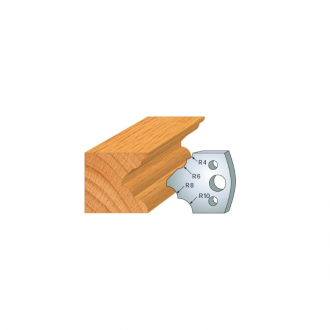JEU DE 2 FERS PROFILES ACIER HT 40MM  N°126