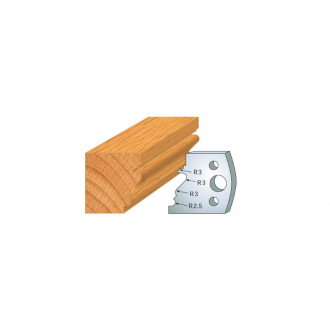 JEU DE 2 FERS PROFILES ACIER HT 40MM  N°122