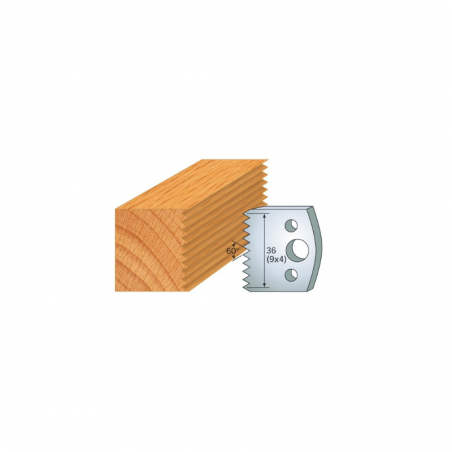 JEU DE 2 FERS PROFILES ACIER HT 40MM  N°117