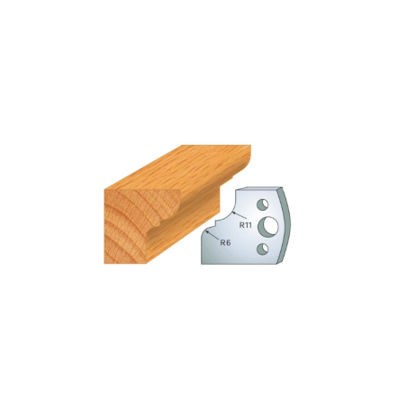 JEU DE 2 FERS PROFILES ACIER HT 40MM  N°112