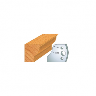 JEU DE 2 FERS PROFILES ACIER HT 40MM  N°109