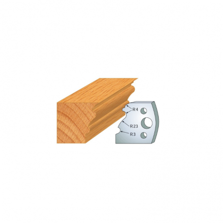 JEU DE 2 FERS PROFILES ACIER HT 40MM  N°103