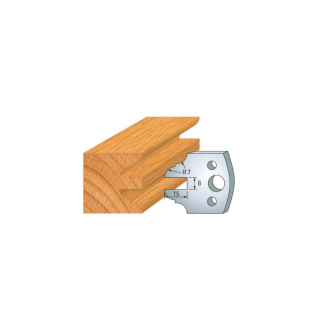 JEU DE 2 FERS PROFILES ACIER HT 40MM  N°101