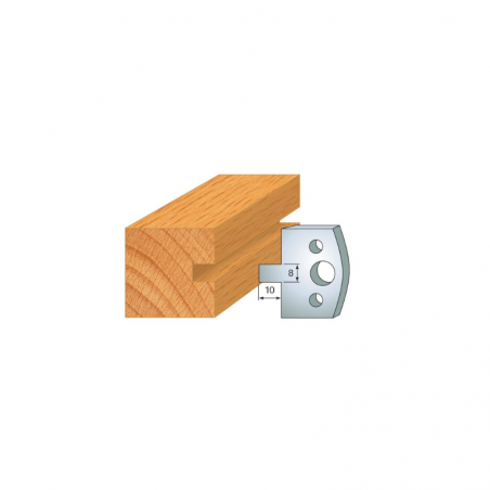 JEU DE 2 FERS PROFILES ACIER HT 40MM  N°094