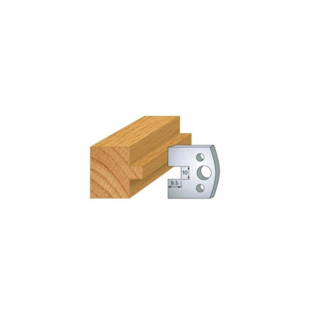 JEU DE 2 FERS PROFILES ACIER HT 40MM  N°092