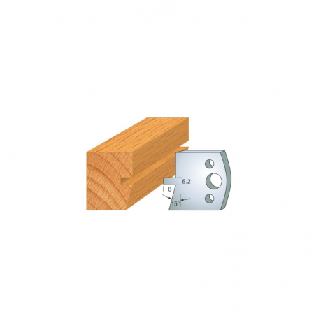JEU DE 2 FERS PROFILES ACIER HT 40MM  N°086
