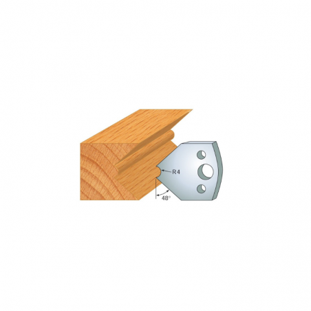 JEU DE 2 FERS PROFILES ACIER HT 40MM  N°080