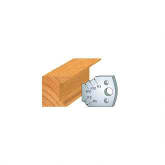 JEU DE 2 FERS PROFILES ACIER HT 40MM  N°079