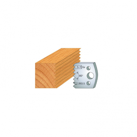 JEU DE 2 FERS PROFILES ACIER HT 40MM  N°077