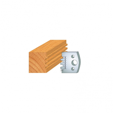 JEU DE 2 FERS PROFILES ACIER HT 40MM  N°076