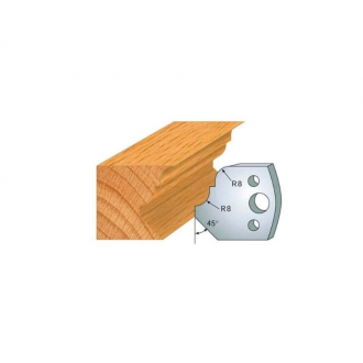 JEU DE 2 FERS PROFILES ACIER HT 40MM  N°073