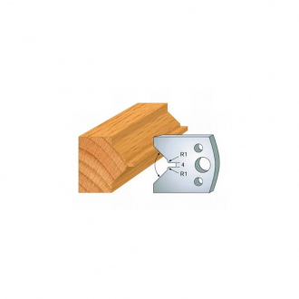 JEU DE 2 FERS PROFILES ACIER HT 40MM  N°072