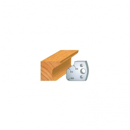 JEU DE 2 FERS PROFILES ACIER HT 40MM  N°068